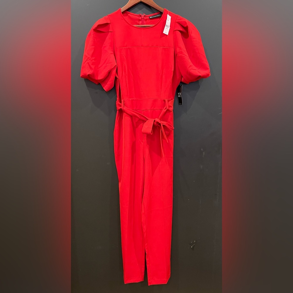 New with tags NY & Co Red jumpsuit